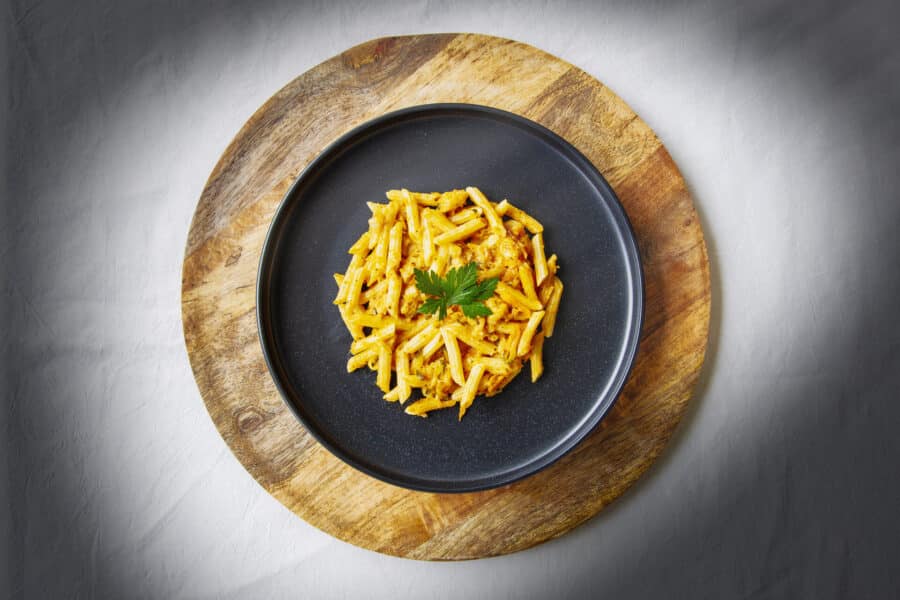 Massa de Peixe e Legumes